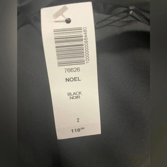 Babaton Black Spaghetti Strap MIDI Dress Size 2 - Picture 8 of 15